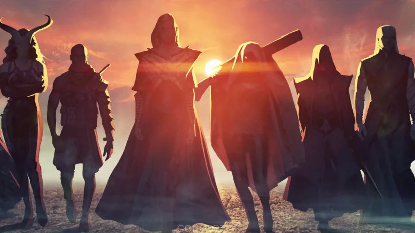Art for the upcoming Dragon Age 4. It shows silhouettes of characters that could be companions.