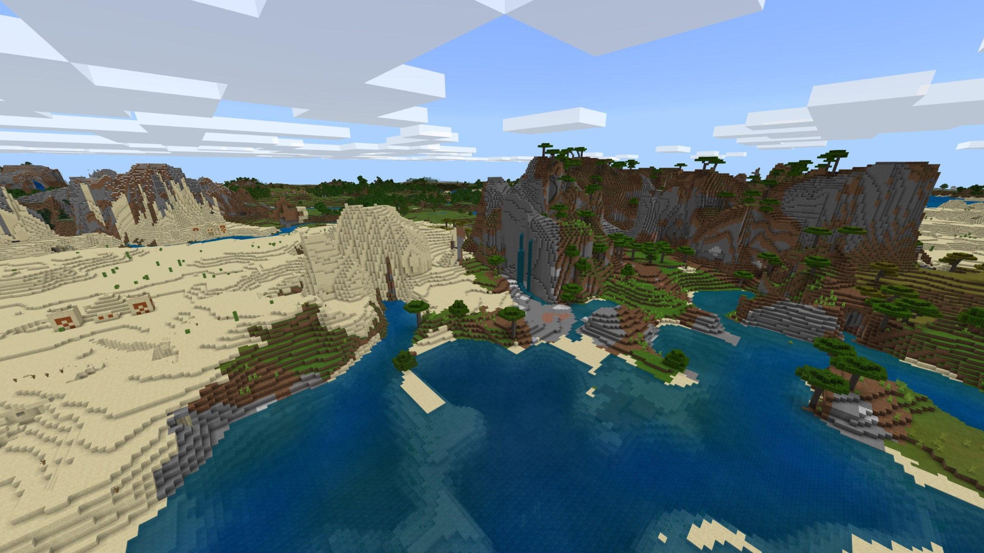 A Minecraft Bedrock screenshot of a new world created with the seed -1567484700.