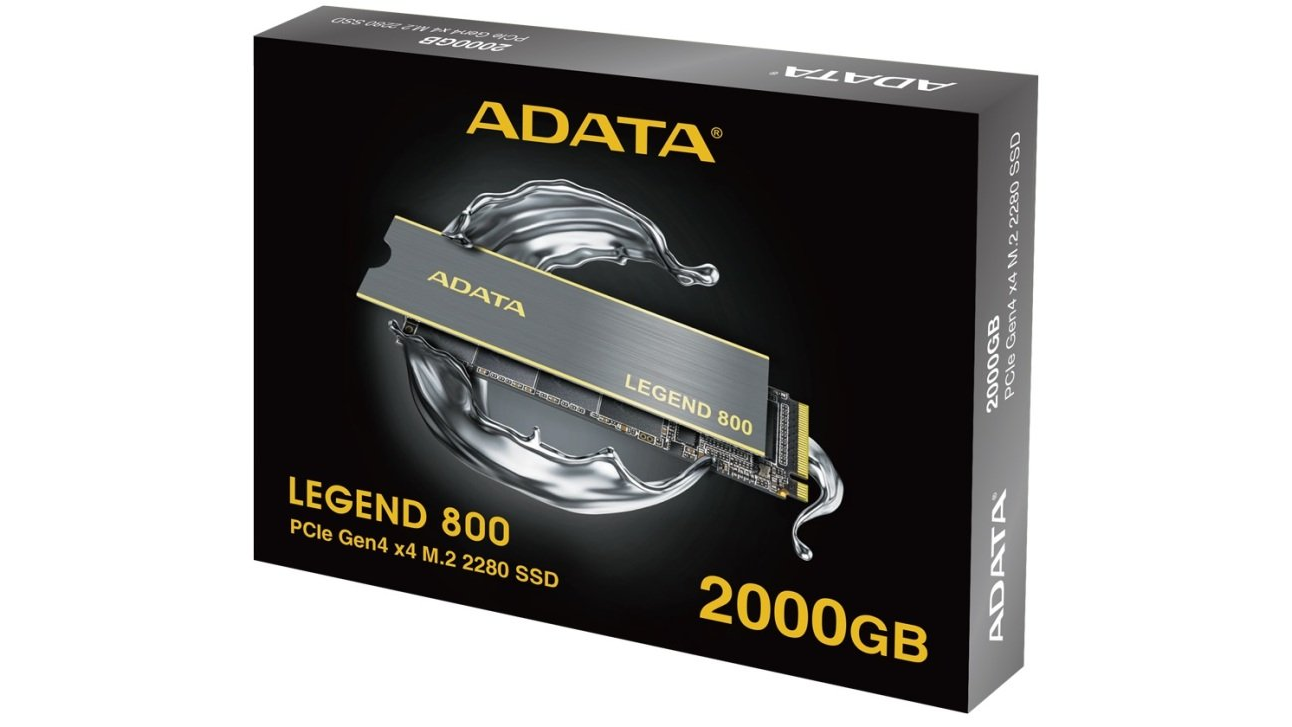 ADATA LEGEND 800 2TB PCIe Gen4 x4 M.2 2280 Solid State Drive