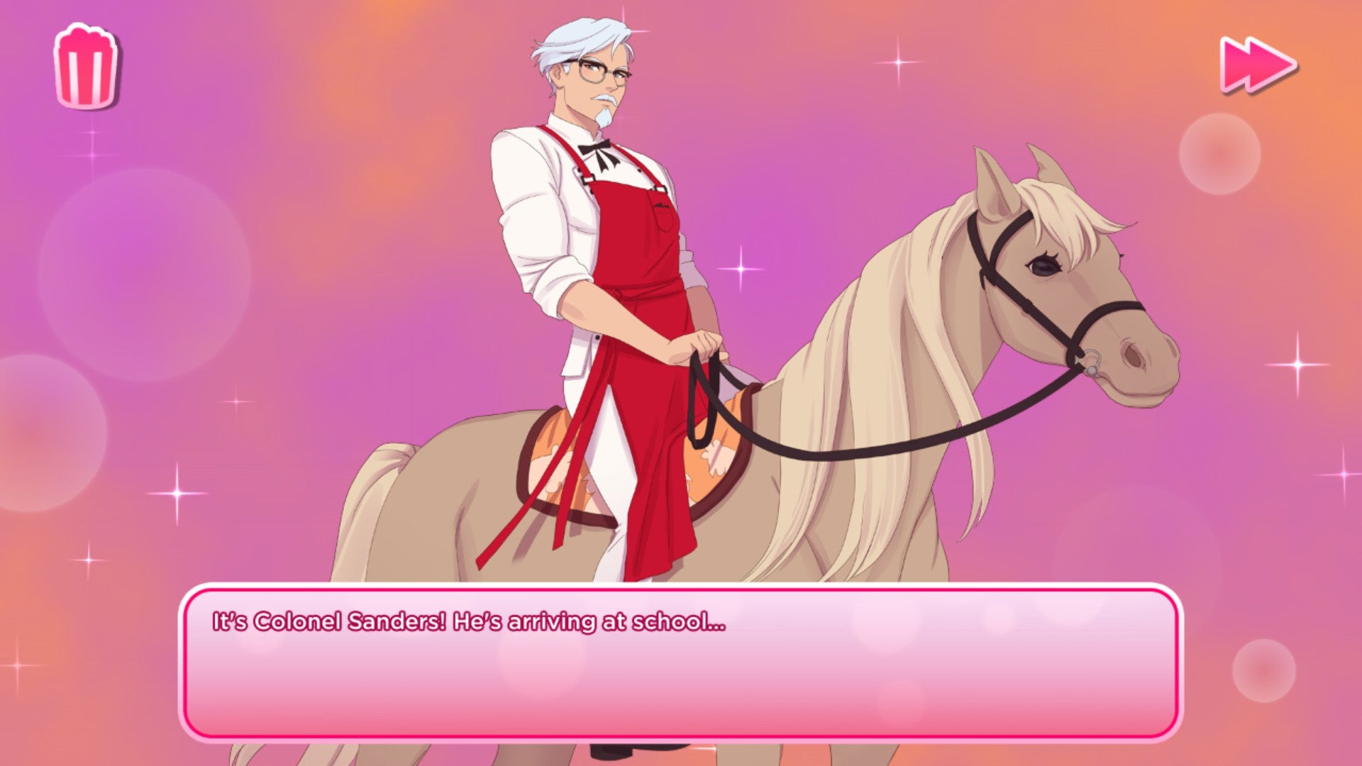Image for KFC's dating sim, I Love You, Colonel Sanders!, is free and out now