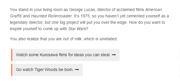 Image for Invent Star Wars In ClickHole's Text Adventure