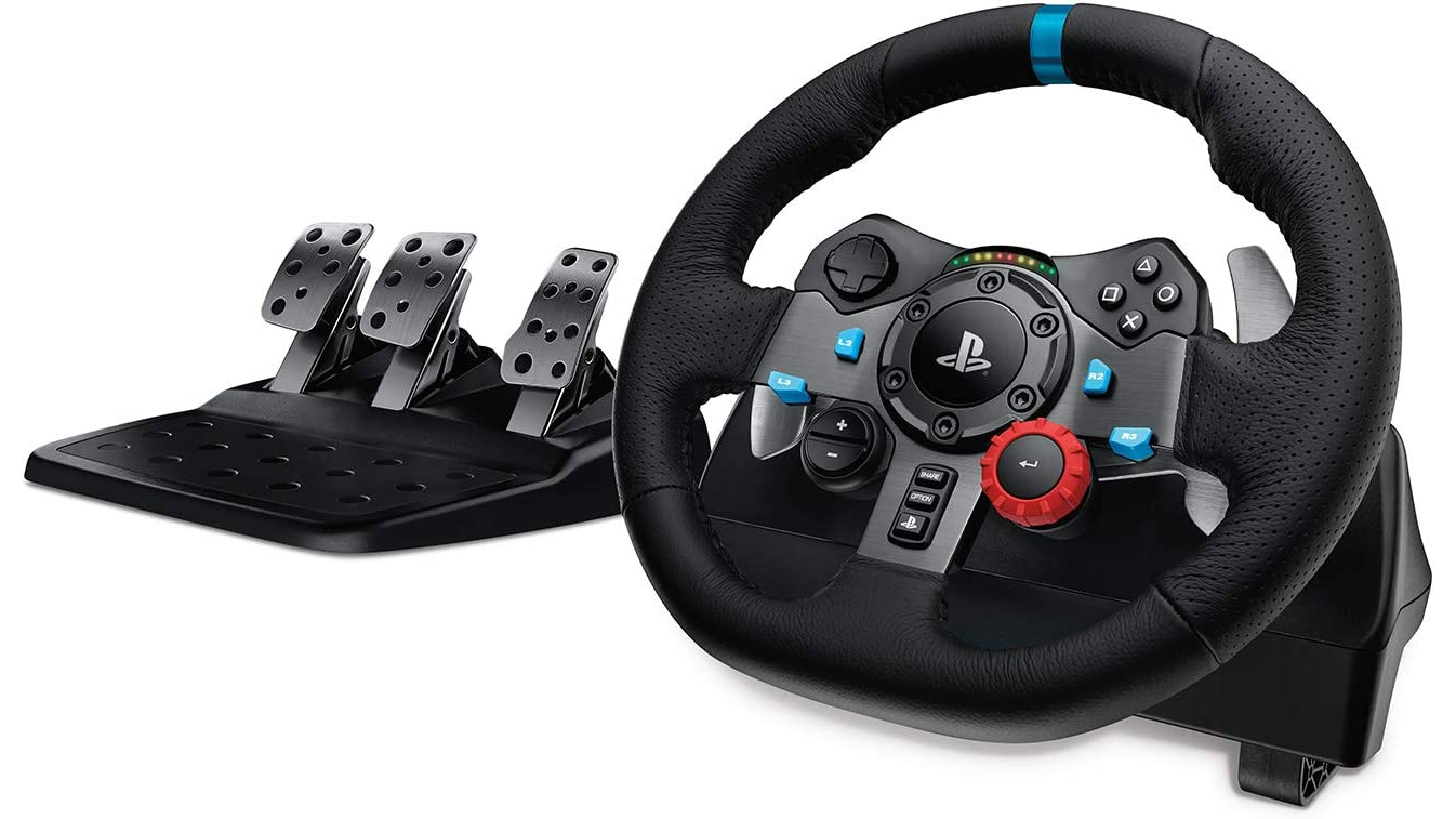 logitech g29 racing wheel and pedals