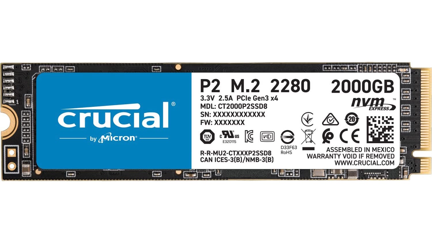 Image for The cheap and cheerful Crucial P2 NVMe drive is especially cheap today