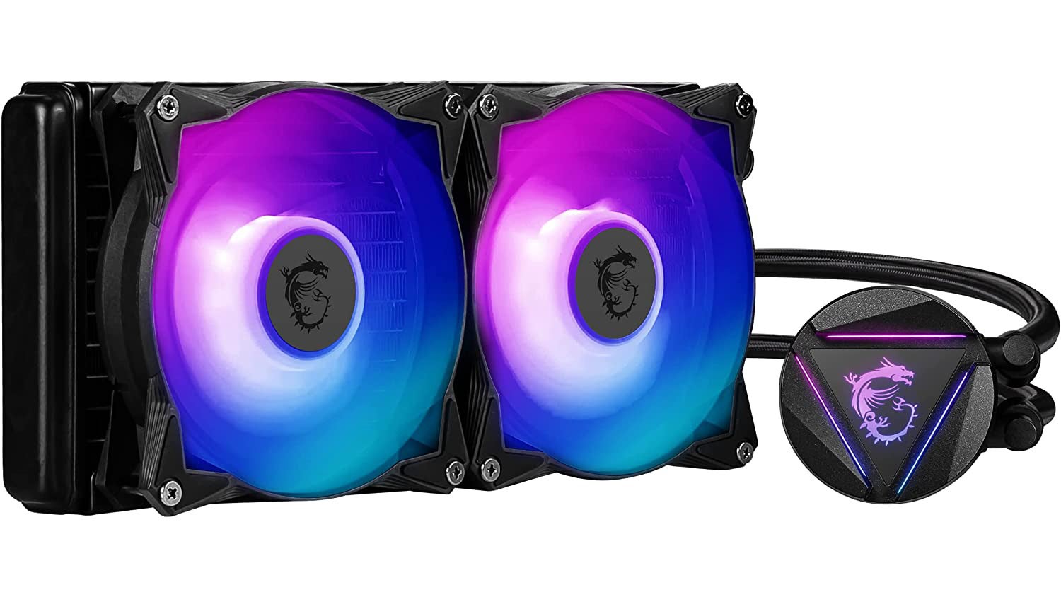 Image for Get a 280mm MSI AIO liquid cooler for £50 (half-price)