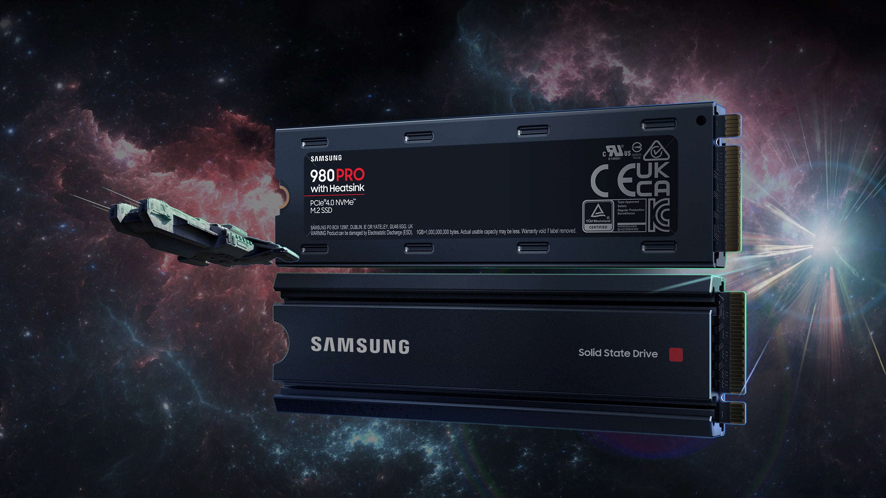 a samsung 980 pro drive with ssd