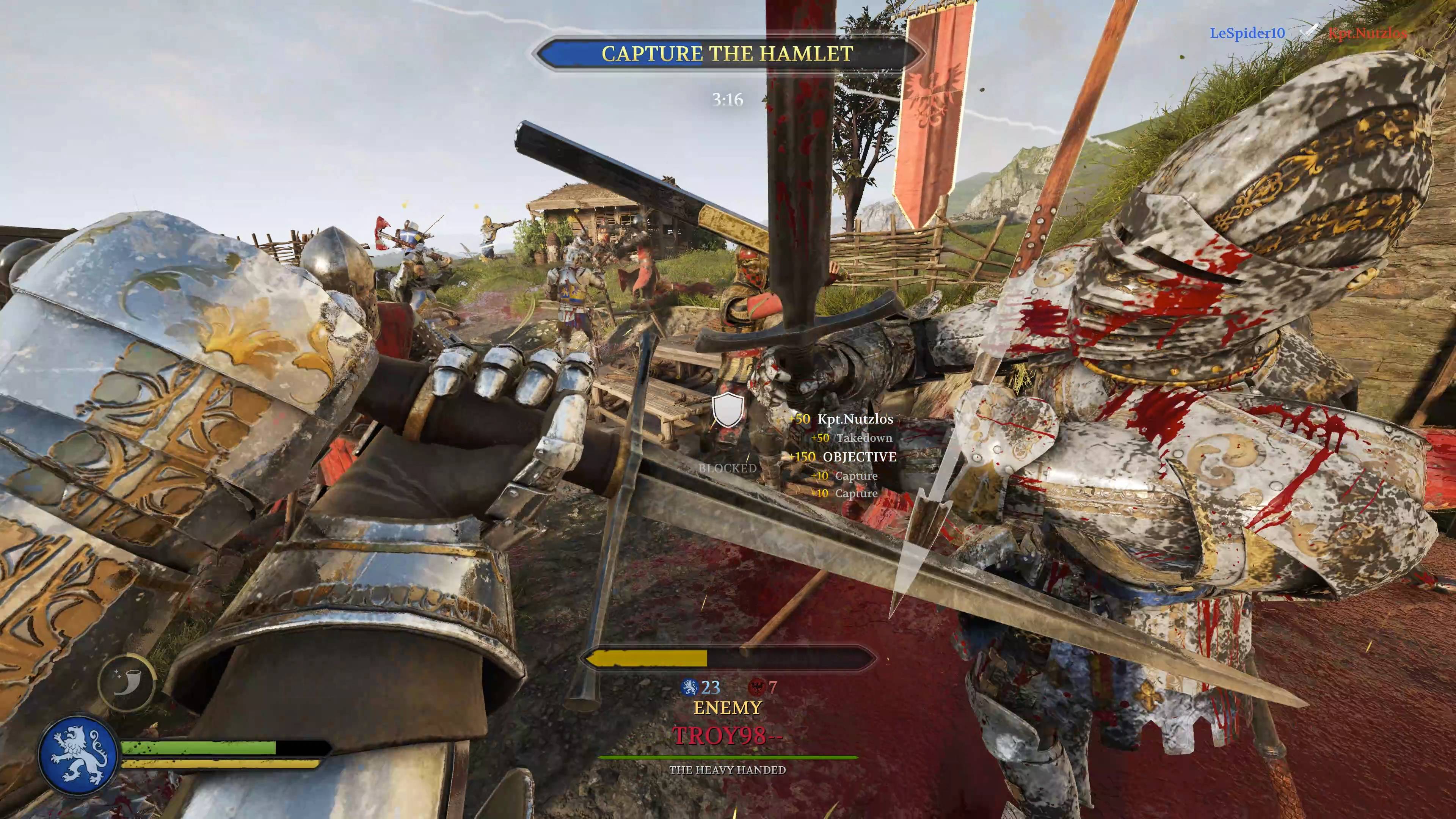 Two knights clash in first person in Chivalry 2