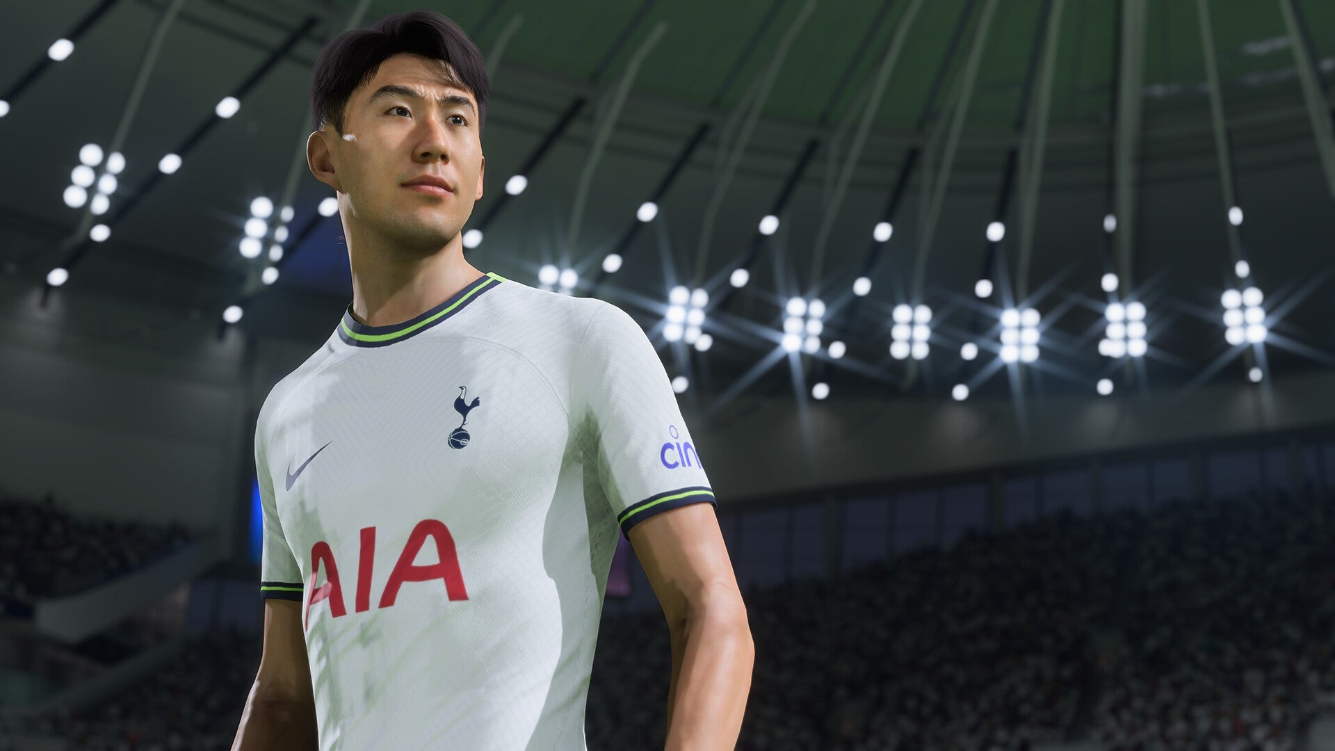 FIFA 23 image showing Son wearing his Tottenham Hotspur kit.