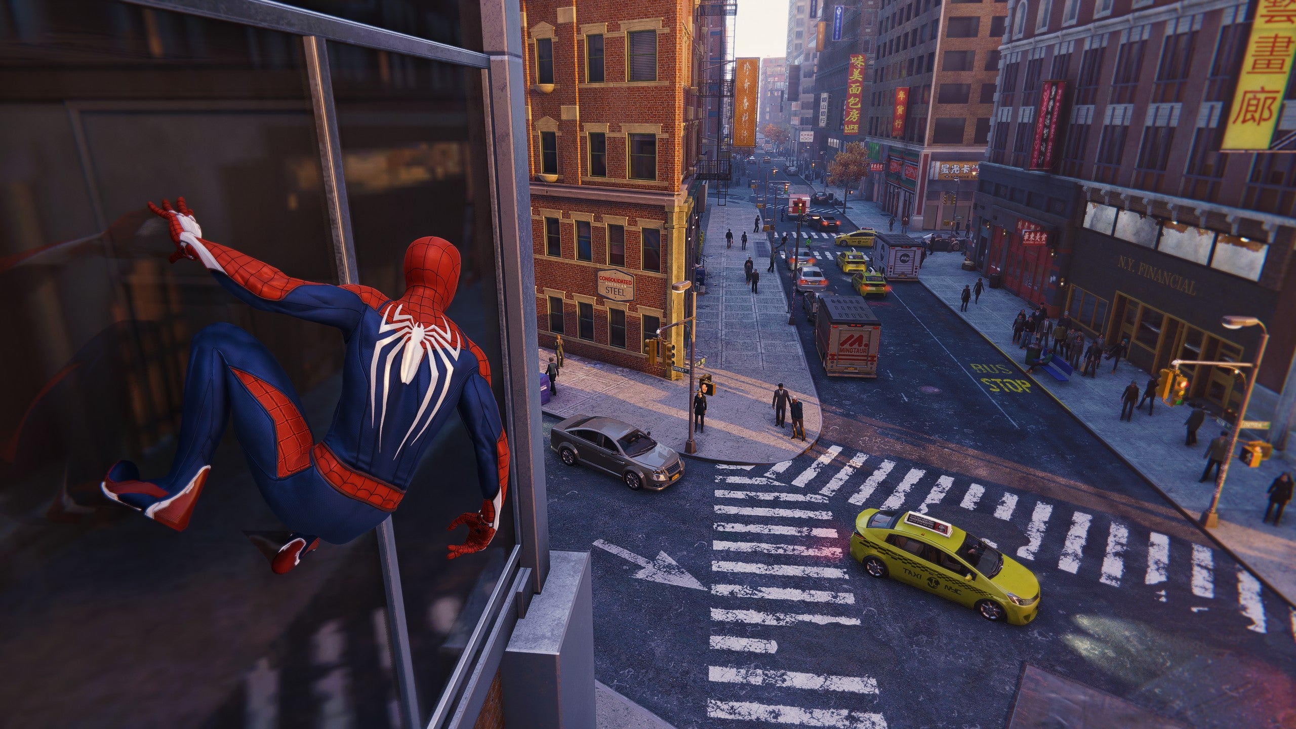 Marvel's Spider-Man Remastered, running on High quality on PC.