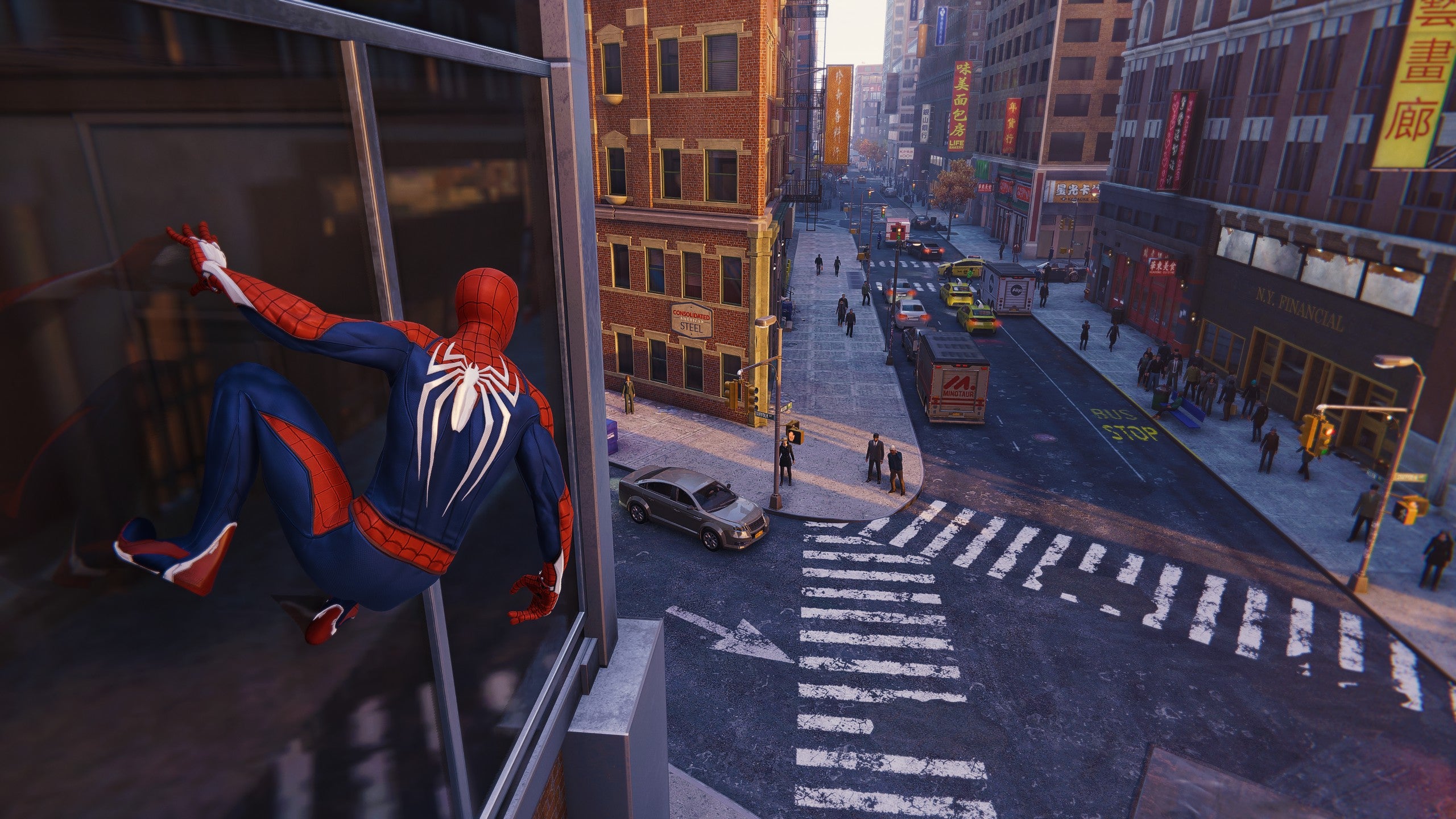 Marvel's Spider-Man Remastered, running on Medium quality on PC.