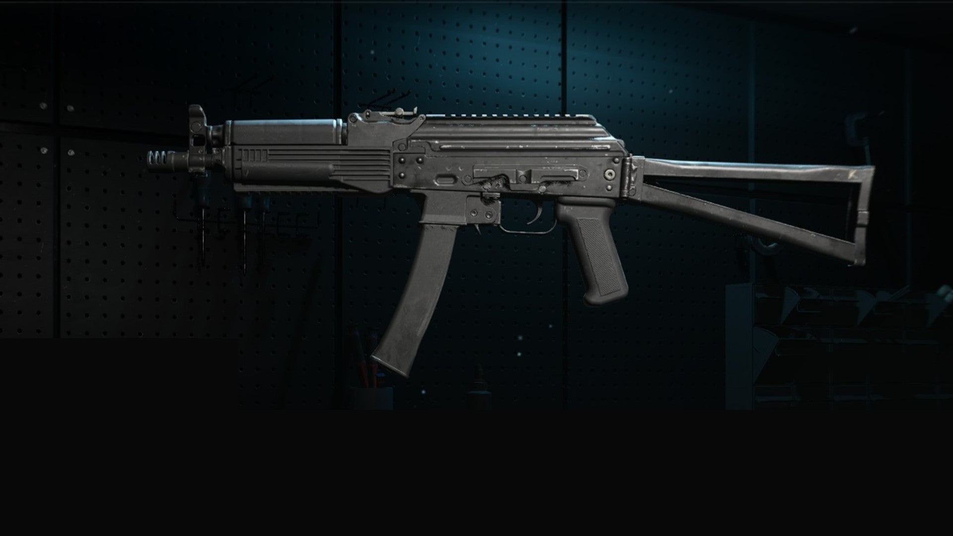Modern Warfare 2 screenshot showing a close up of the Vaznev 9K SMG.