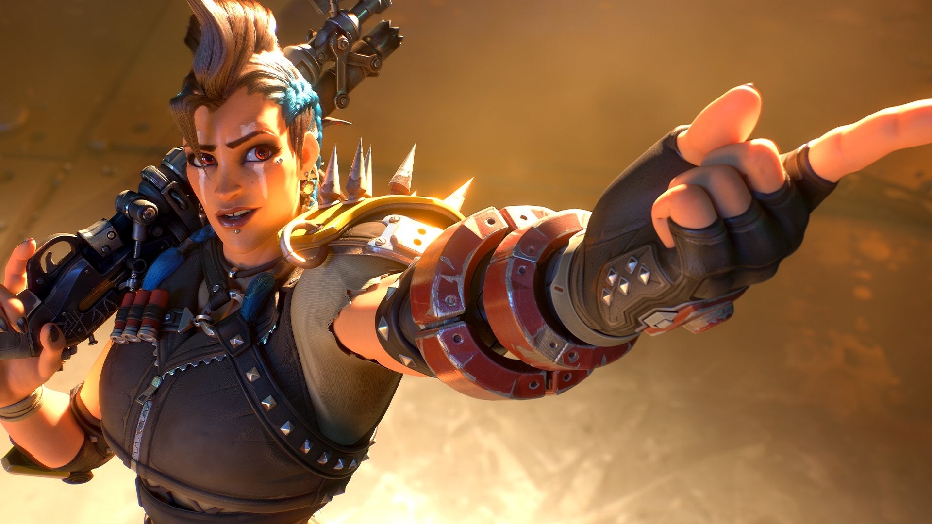 Overwatch 2 launches on October 4th and introduces new tank hero Junker Queen.