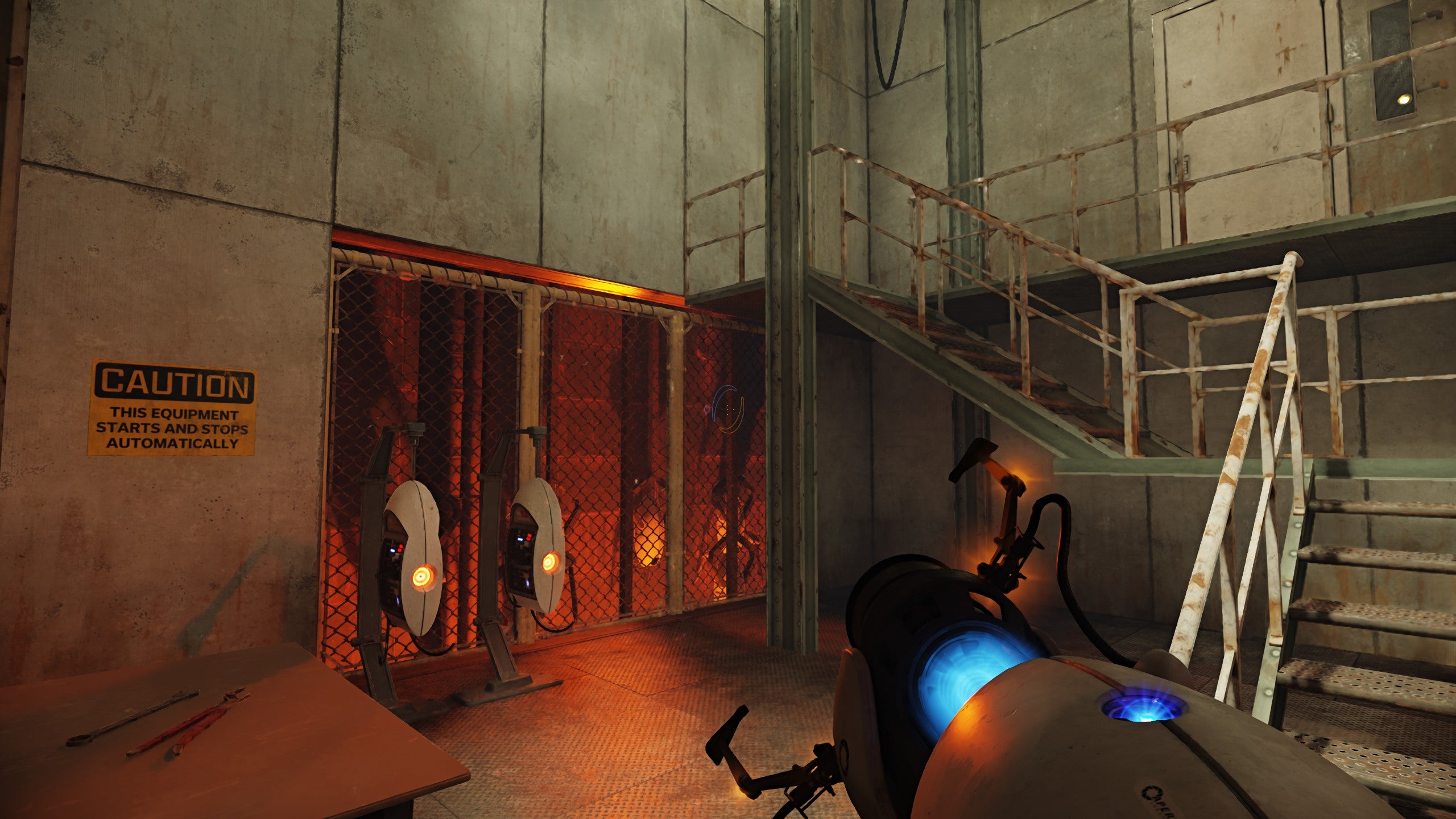 A small maintenance room in Portal with RTX.