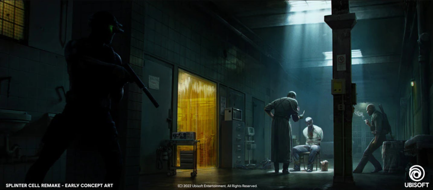 Concept art from Ubisoft's upcoming Splinter Cell remake