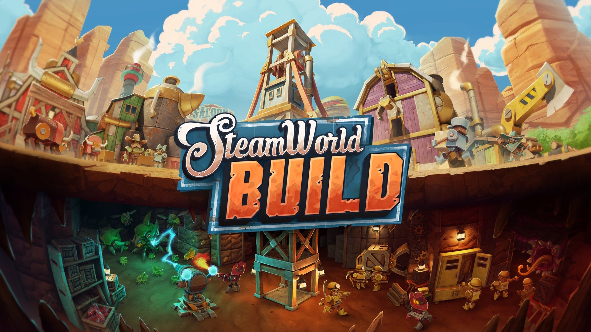 O próximo jogo do SteamWorld é um construtor de cidades, e há uma demonstração agora