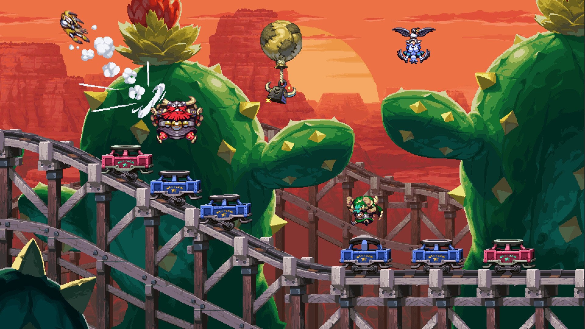 Vikings On Trampolines is the next game from the Owlboy team