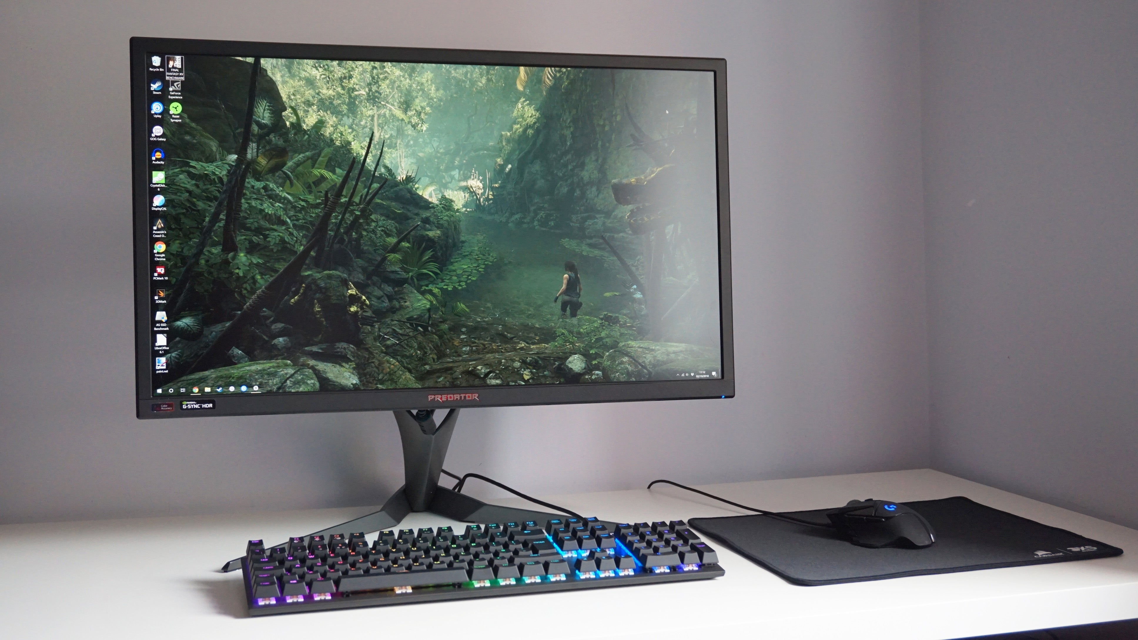 Acer Predator X27 Review The Search For Best 4k Hdr Monitor Continues Rock Paper Shotgun