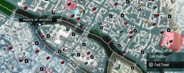 assassins creed unity map