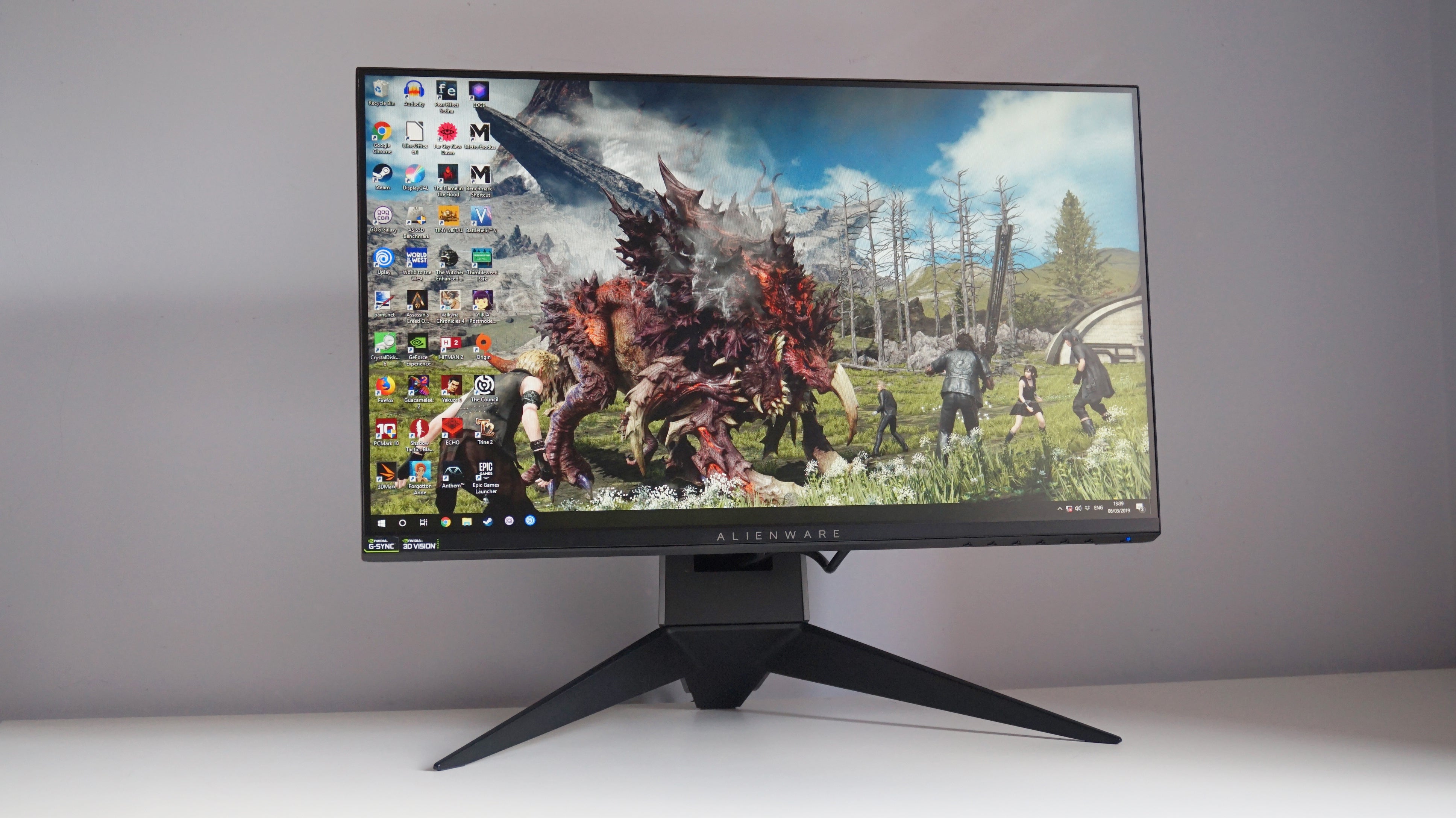 Image for Alienware AW2518H review: A great Nvidia G-Sync monitor with a 240Hz refresh rate
