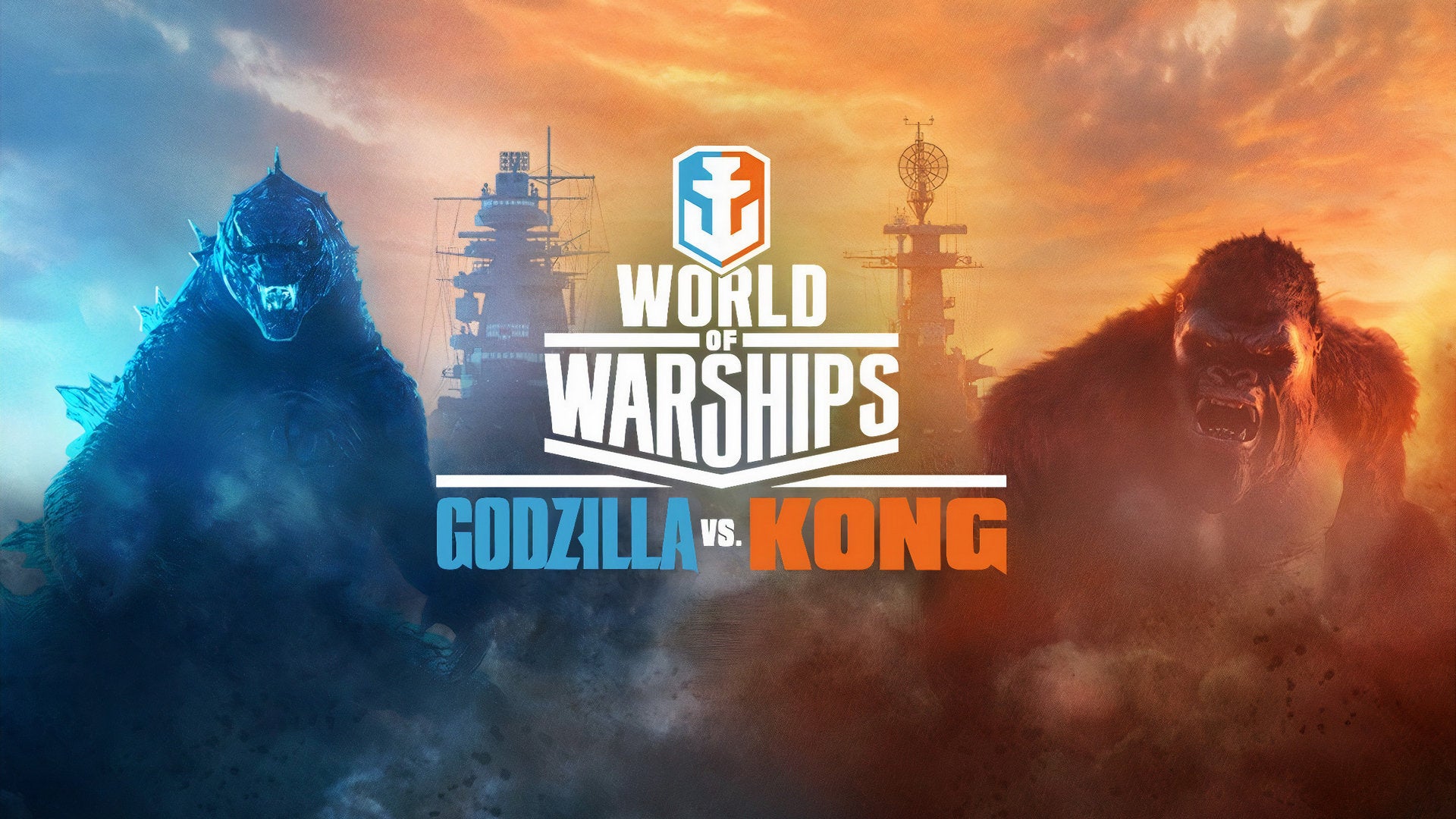 Image for Yup, World of Warships has added Godzilla and King Kong