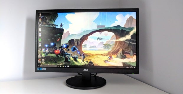 Image for AOC E2470SWH review: An OK pick for a cheap second screen