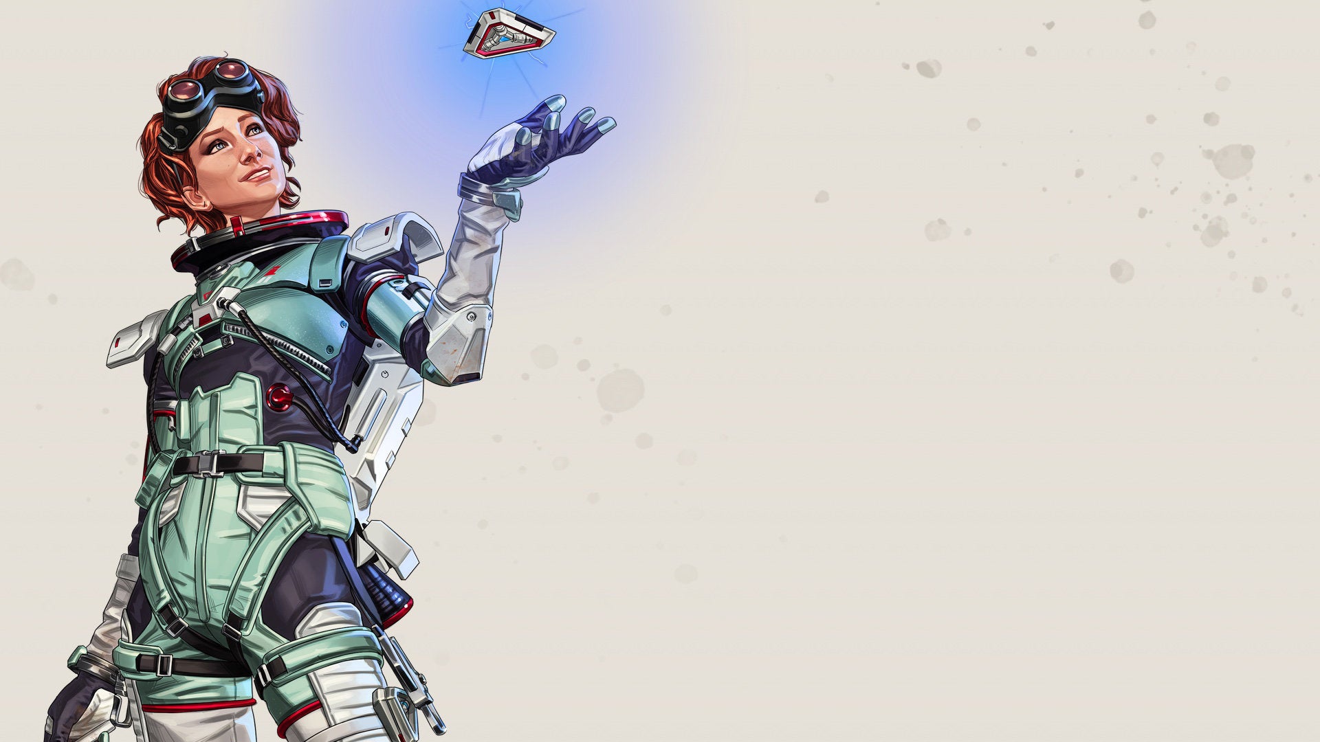 Official art of Horizon, one of the Apex Legends characters.