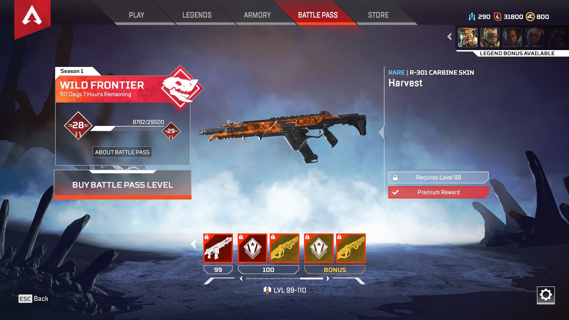 Image for Feign Belgianness in Apex Legends to replace Battle Pass loot boxes with crafting materials