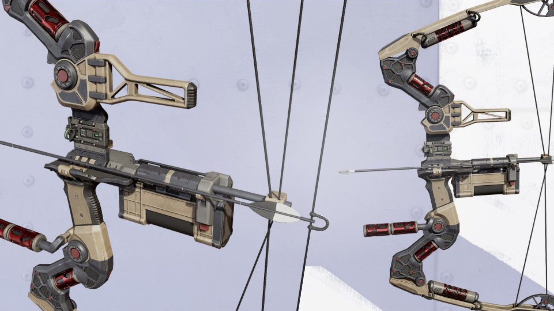 Promotional Apex Legends art of the Bocek Bow, Season 9's addition to the game's weapons roster.