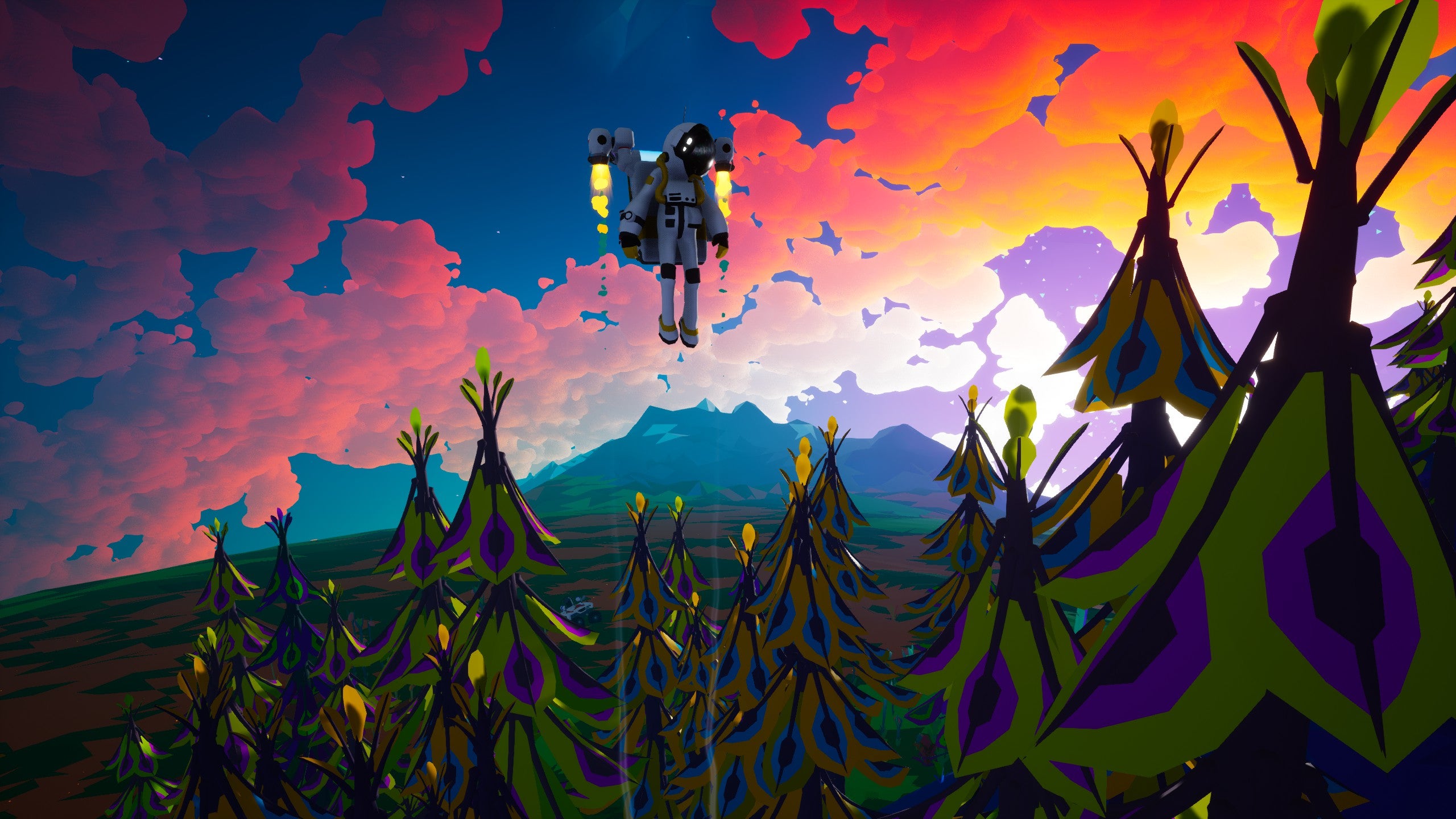 Image for Astroneer's Exploration Update blasts off with jetpacks and glowsticks
