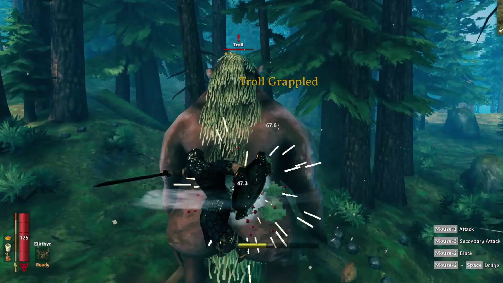 Image for Valheim mod adds a grappling hook so I can fulfil my Attack On Titan fantasy