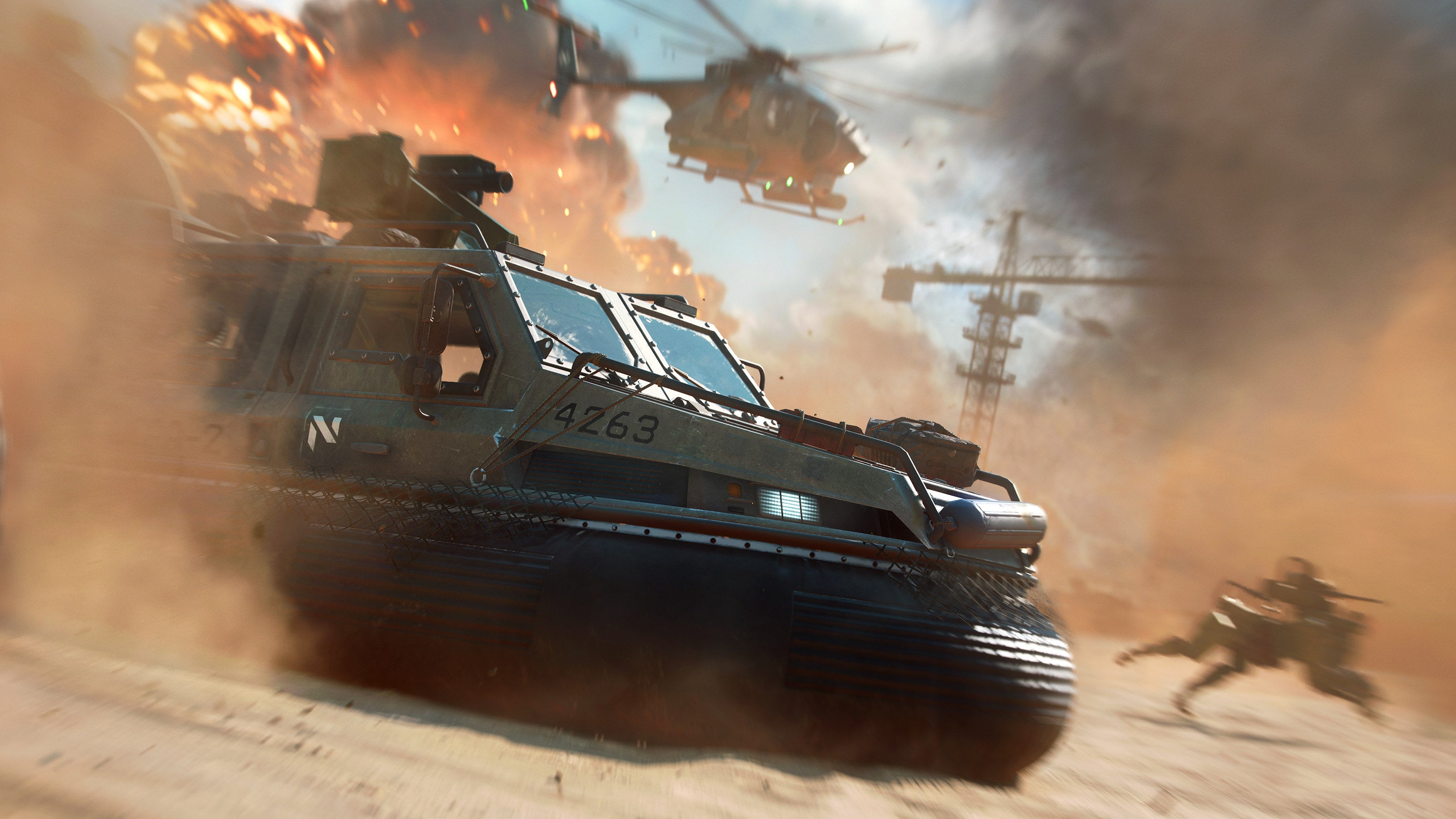 The dreaded hovercraft in a Battlefield 2042 screenshot.