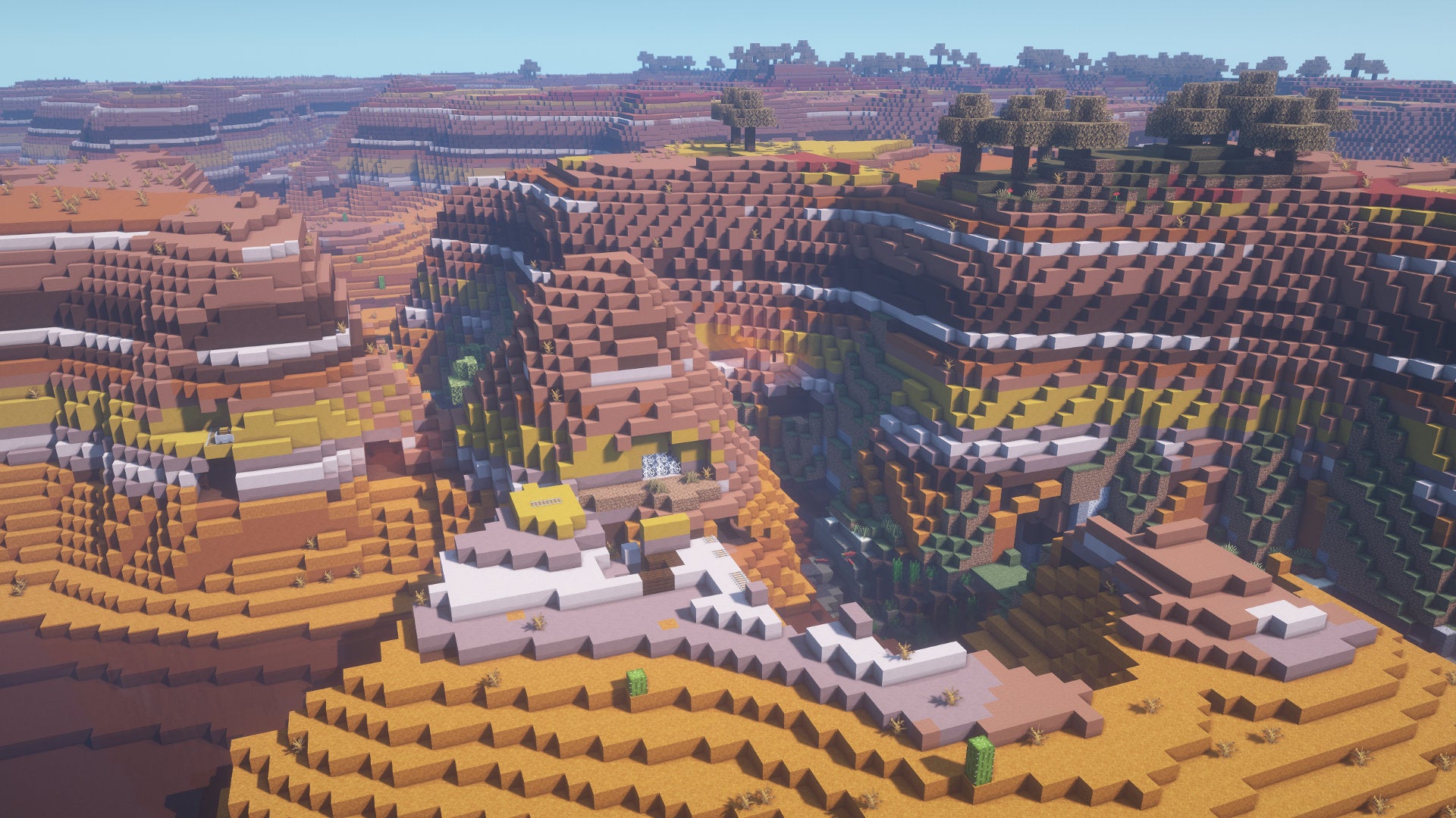Island and Mesa Minecraft Seed