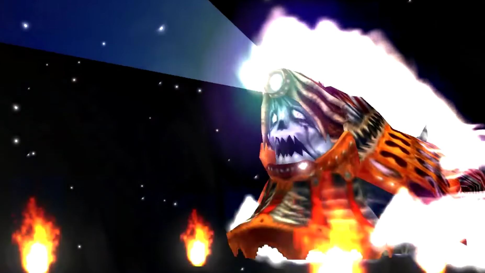 Doomtrain (a flaming, old fashioned steam train with a demonic face) from the Final Fantasy series