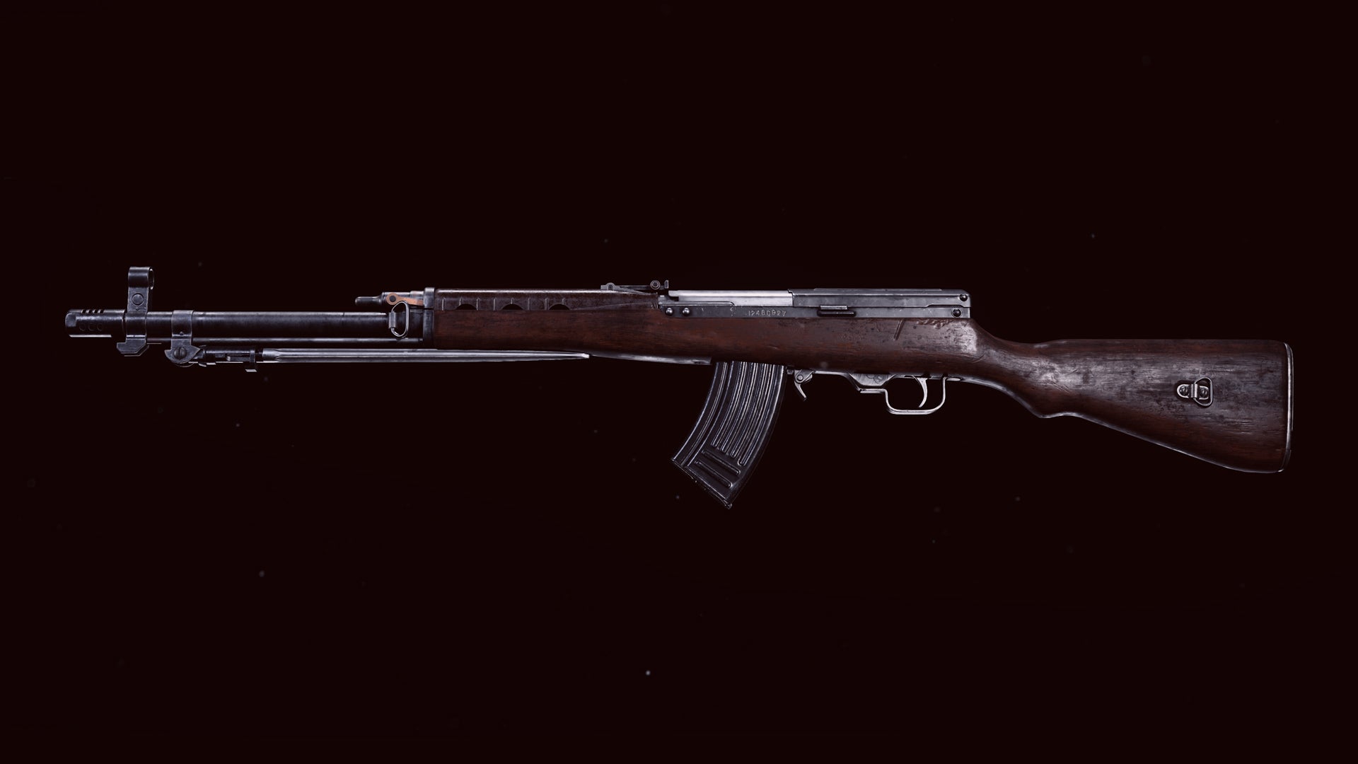 A screenshot of the Type 63 as it appears in the Call of Duty: Warzone Gunsmith.