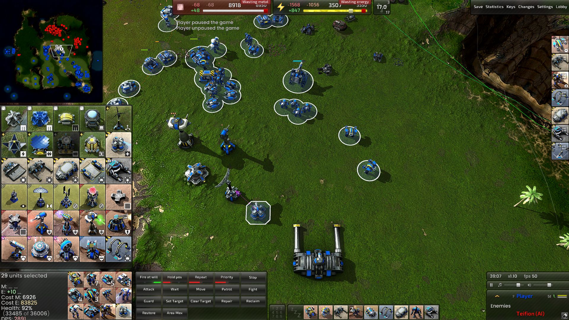how to play total annihilation kingdoms on wide screen