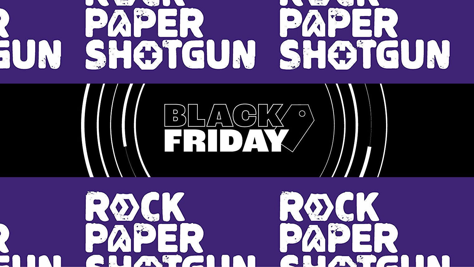The RPS logo on a purple background with a Black Friday banner in the centre