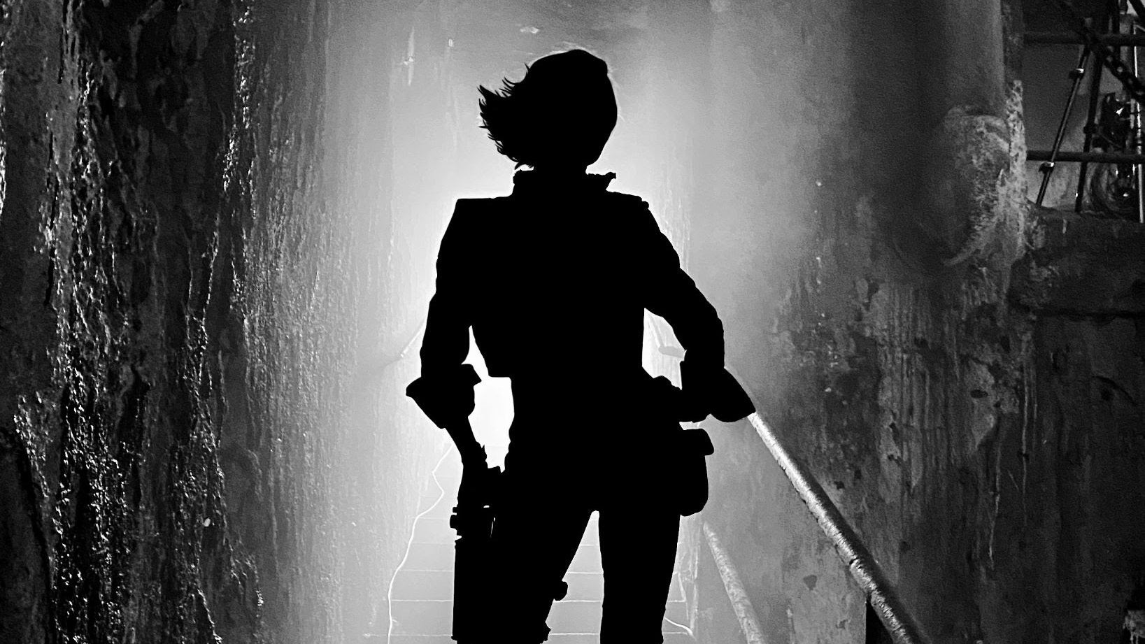 The silhouette of Cate Blanchett as Lilith in the Borderlands movie.
