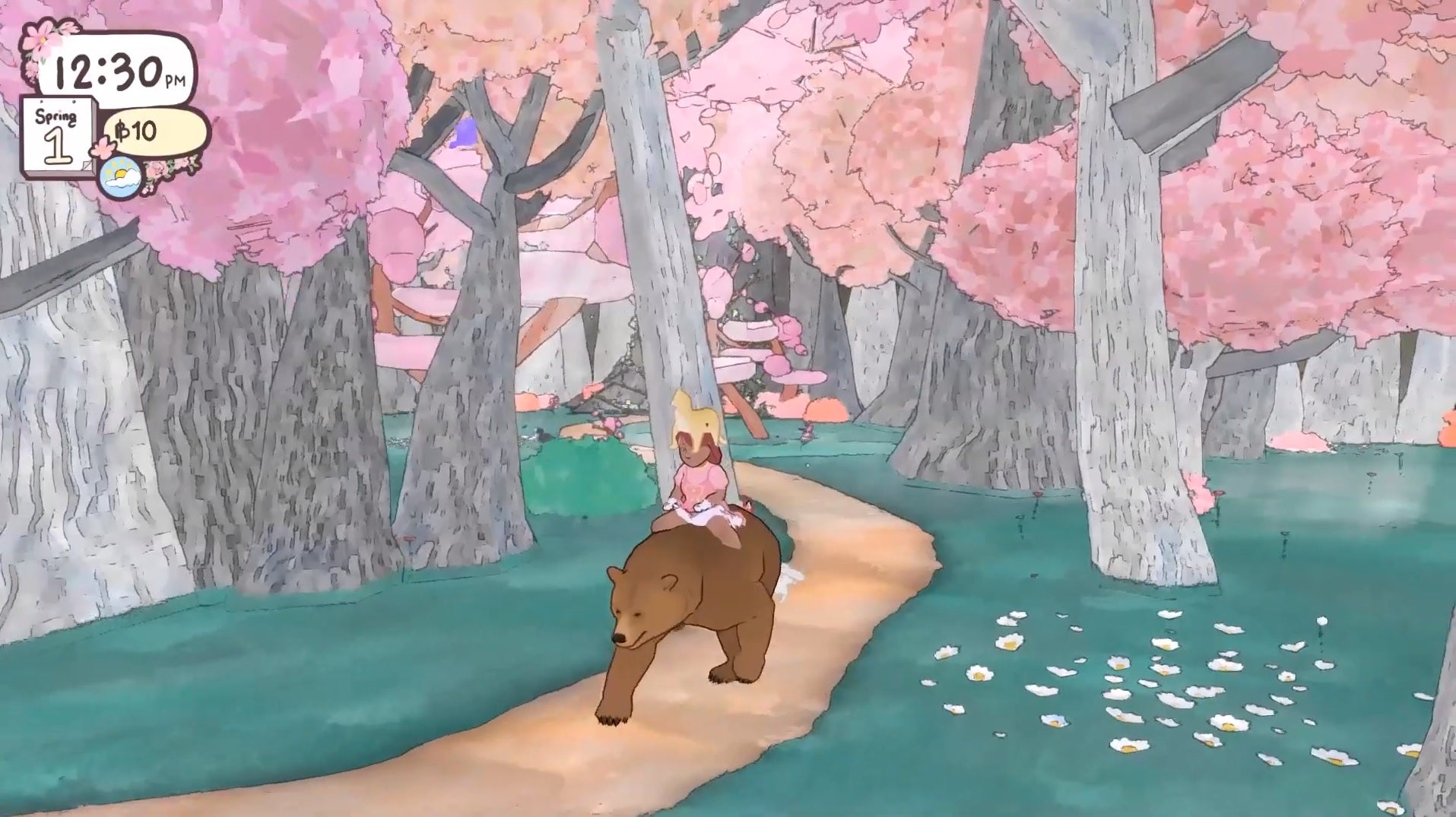 Image for Calico's cute new trailer shows off flying broomsticks and oh wow bear mounts