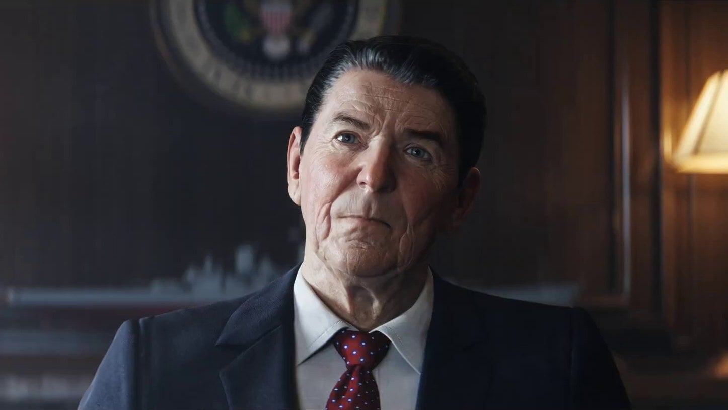Ronald Reagan in Call of Duty: Black Ops Cold War.
