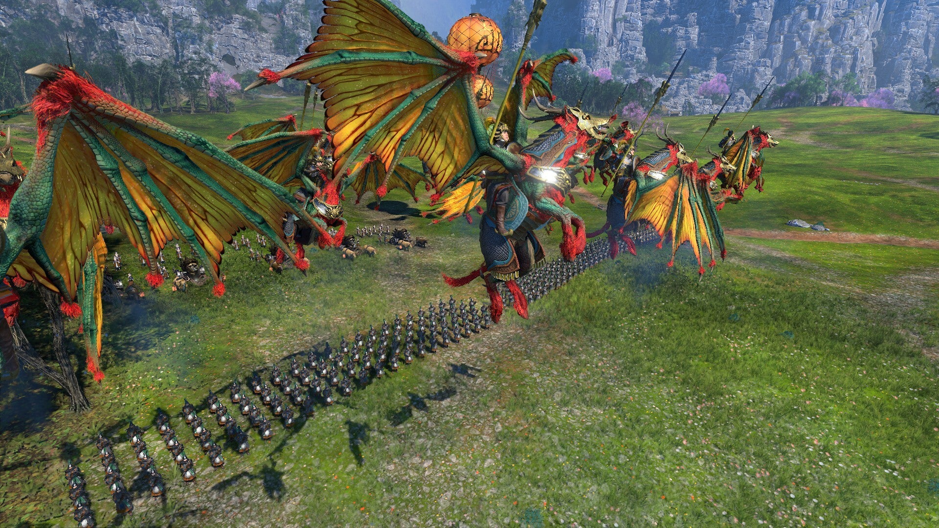 Great Longma Riders, Cathay’s elite flying calvary from Total War: Warhammer 3.