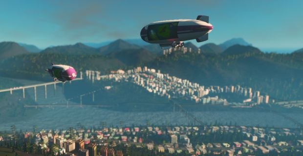 Image for Cities: Skylines getting blimps in Mass Transit DLC