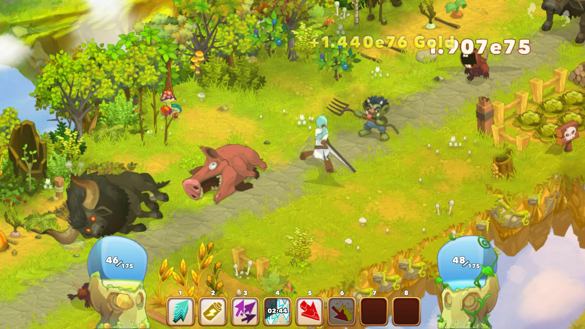 clicker heroes idle mode