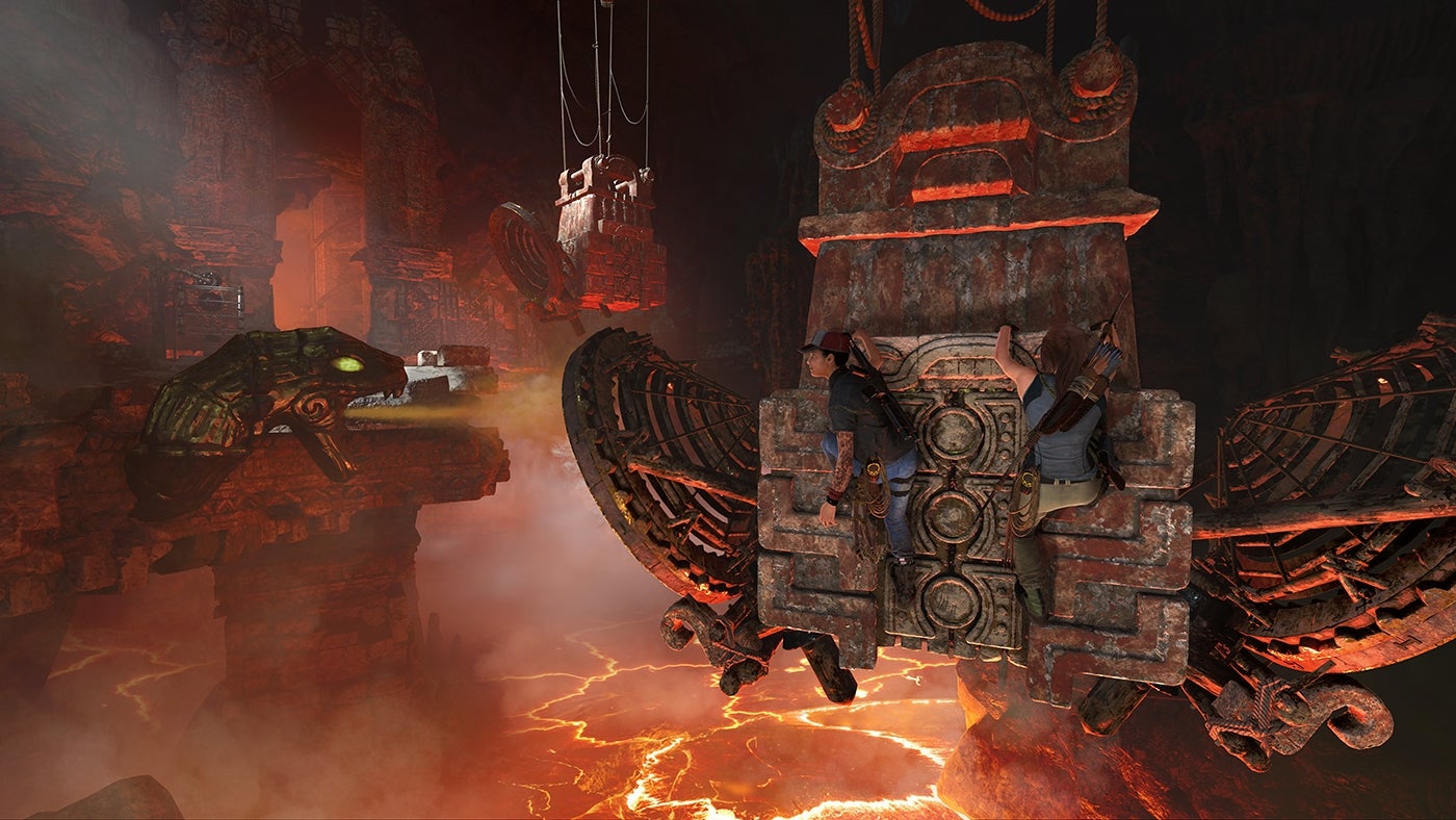 Image for Shadow Of The Tomb Raider's first co-op DLC tomb, The Forge, is out now