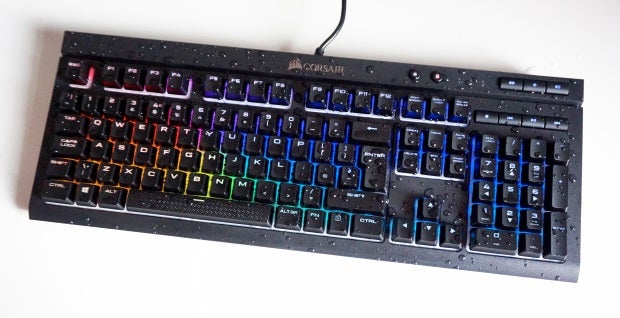 Image for Corsair K68 RGB review: A spill resistant keyboard that only wants to get its toes wet