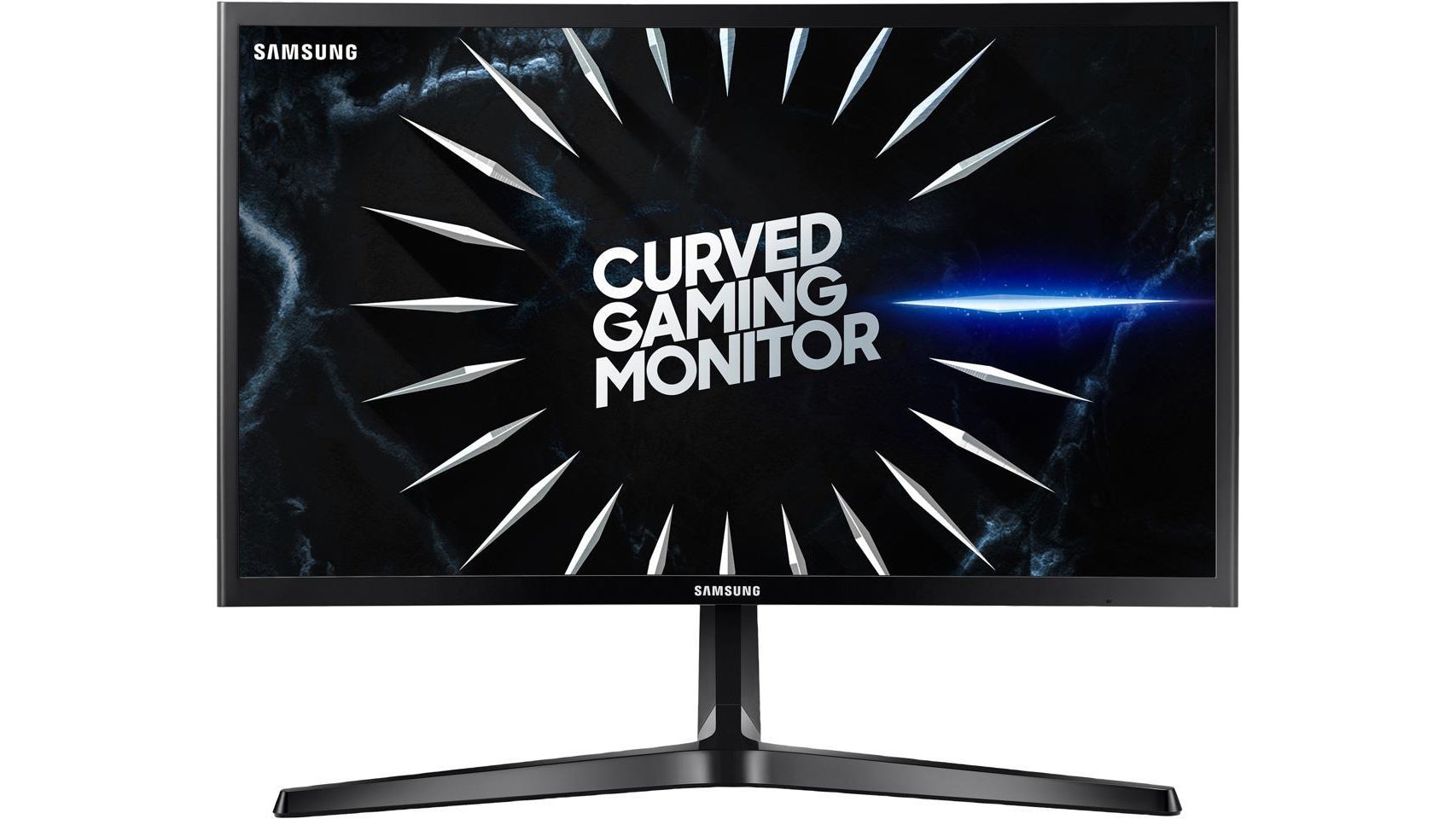a picture of a Samsung C24RG50 24-in 144Hz gaming monitor with a curved VA panel