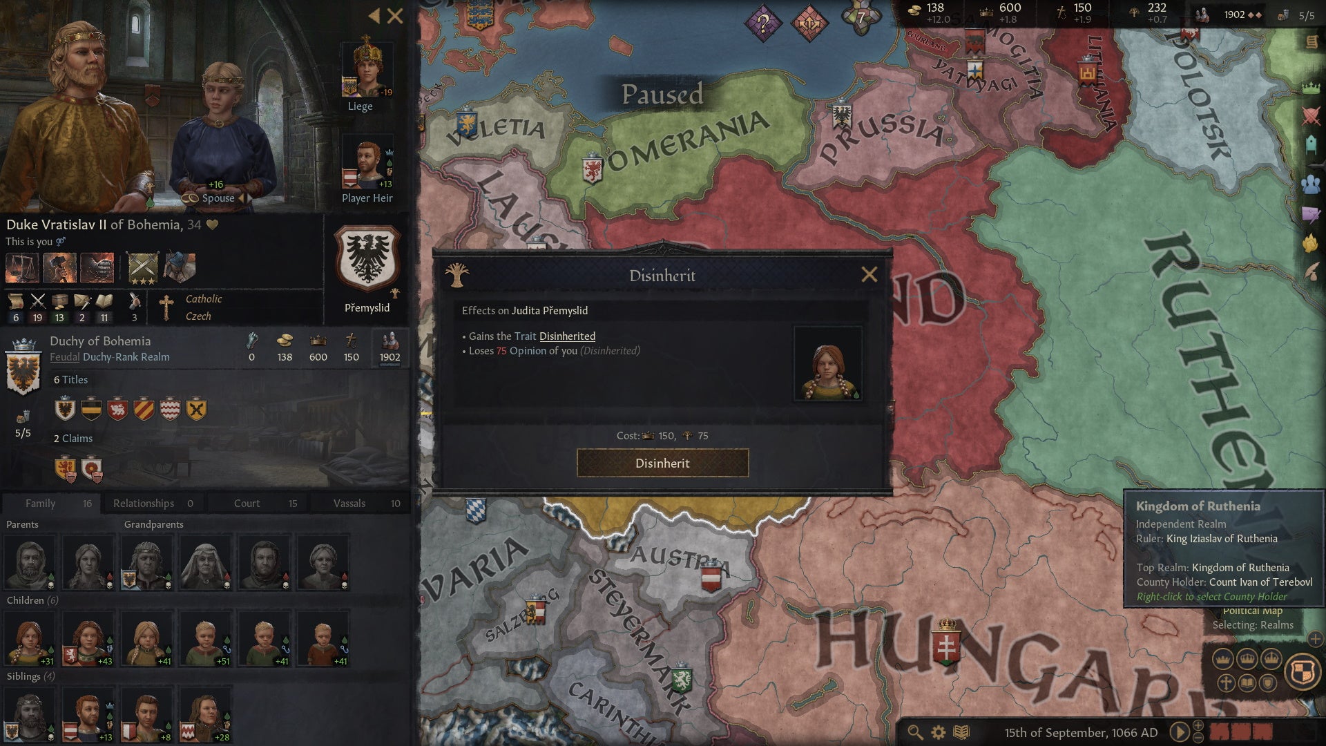 Image for Crusader Kings 3: How to disinherit your heir