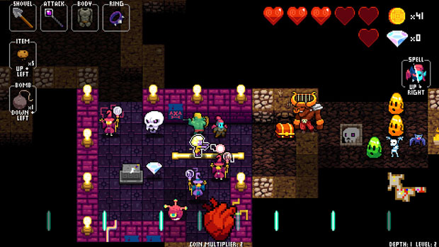 crypt of the necrodancer amplified new enemies