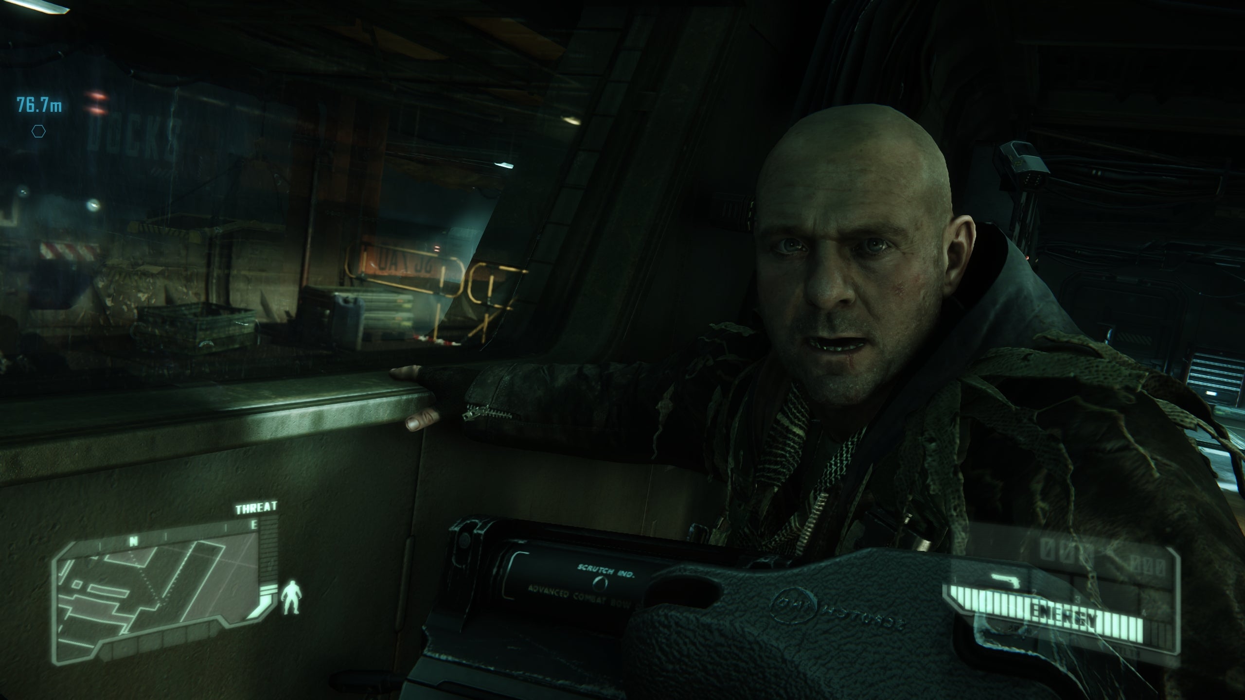Psycho hands Prophet a bow in Crysis 3.