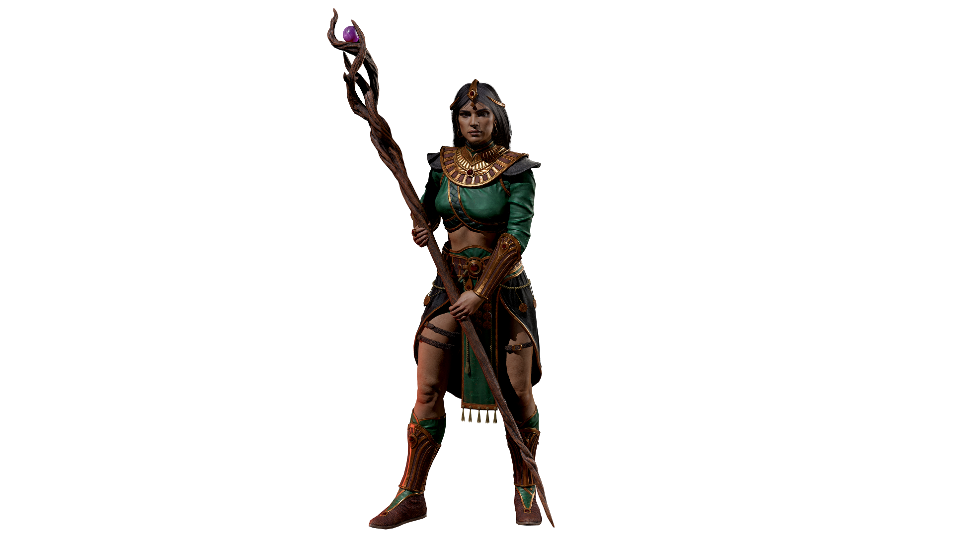 The Sorceress in Diablo 2: Resurrected