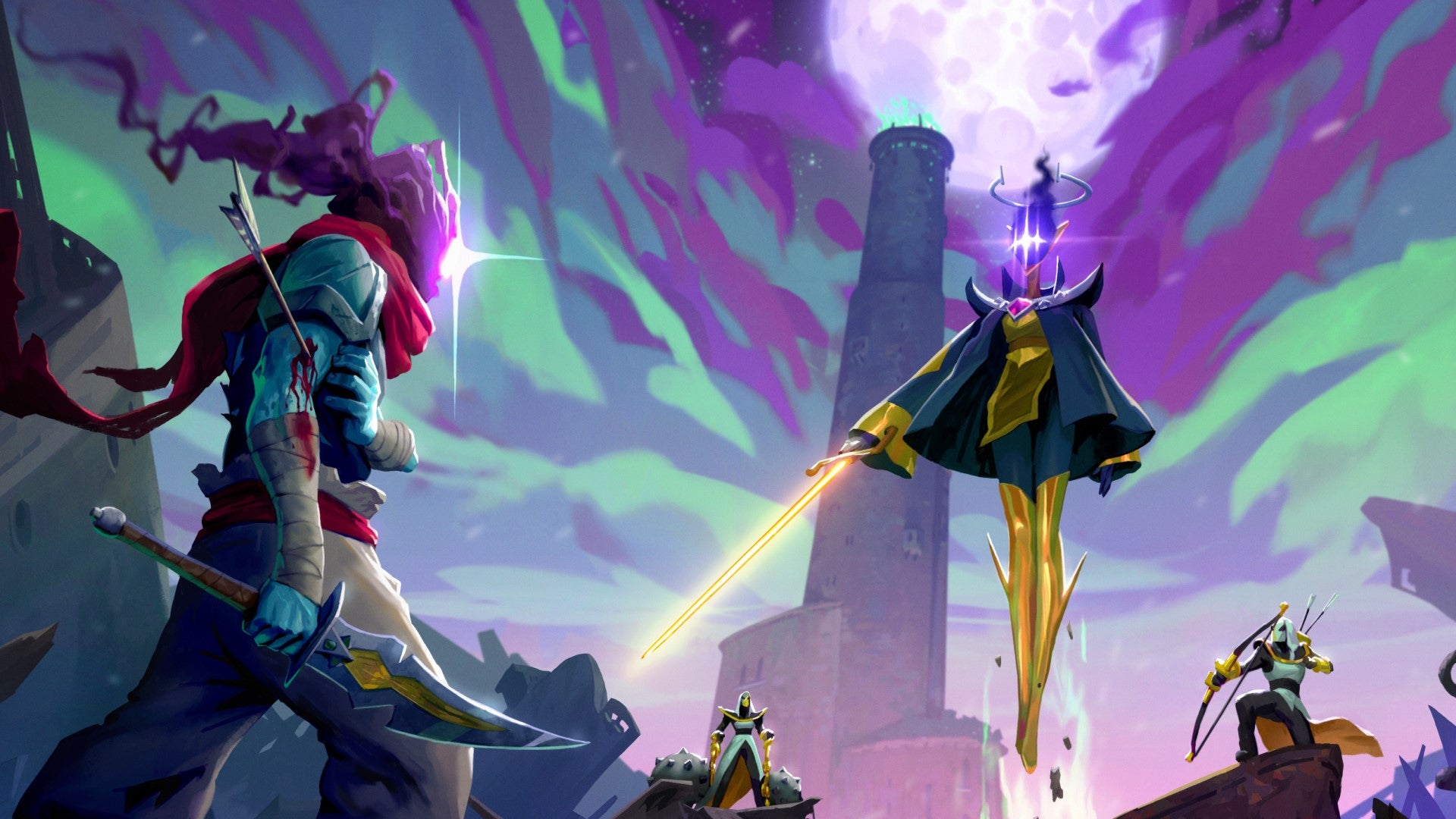 dead cells the queen and the sea dlc key art