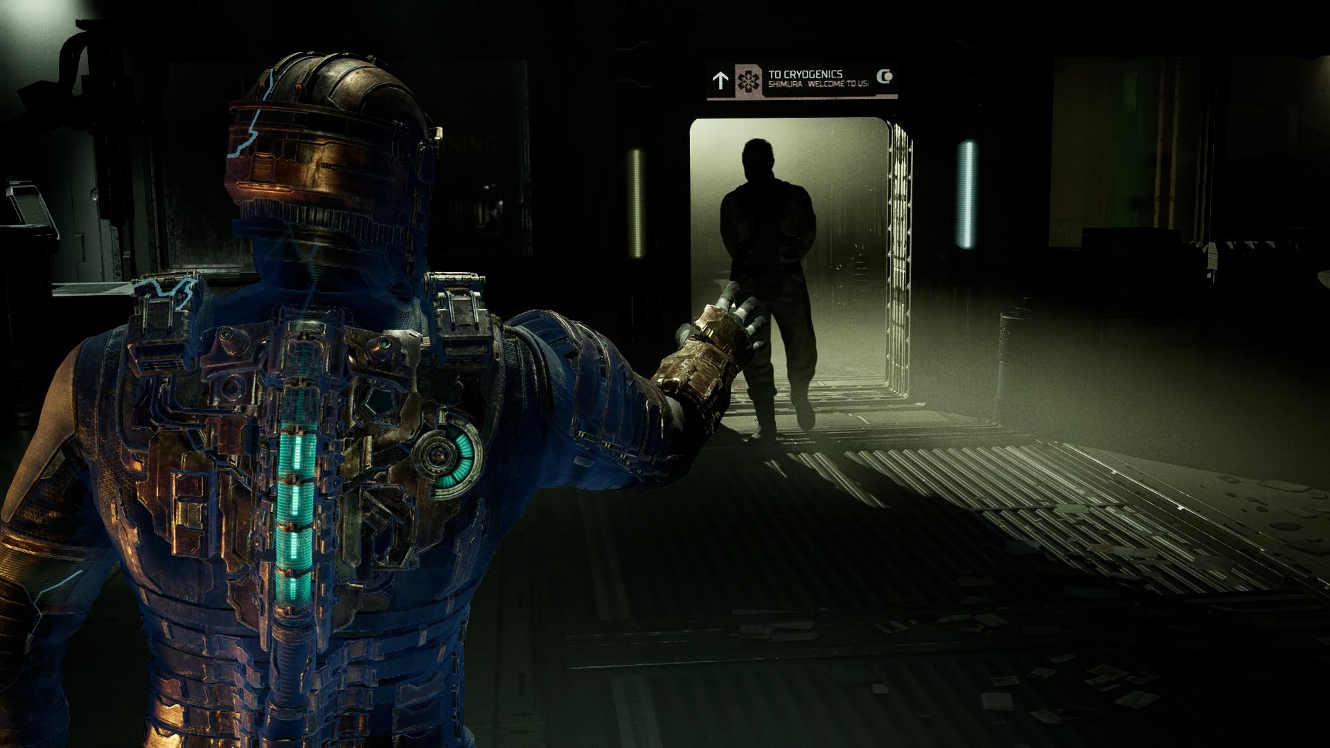 Isaac meets Dr Mercer in Dead Space